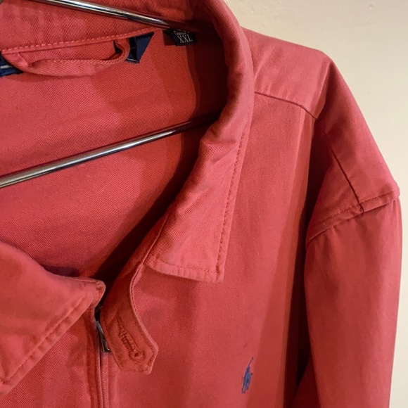 COPY - Ralph Lauren Polo coral color Trucker style jacket. - Picture 3 of 3